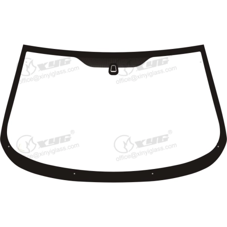 Szyba przednia Alfa Romeo 147 2000-2010 pas niebieski - Xinyi