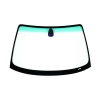 Szyba przednia BMW Seria 3 E46 2001-2005 Kombi/Sedan pas zielony - Fuyao