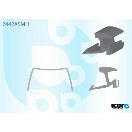 Rama szyby przedniej BMW Seria 3 E46 Compact 2001-2005 - Icor