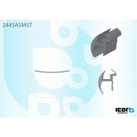 Listwa szyby przedniej górna BMW Seria 5 E60/E61 2003-2010 - Icor