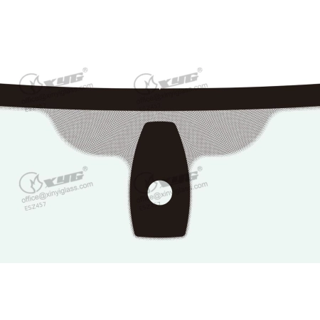 Szyba przednia BMW X5 E70 2009-2013 z HUD z czujnikiem deszczu - Xinyi (2452AGSMUV2T) - zdjęcie 3