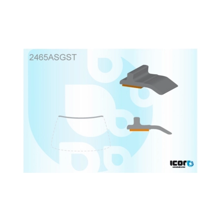 Profil szyby przedniej górna BMW Seria 3 F30 / F31 Touring 2011-2019 - Icor