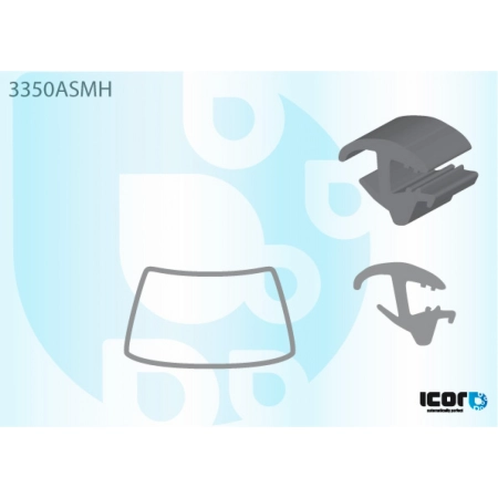 Rama szyby przedniej Fiat Seicento - Icor