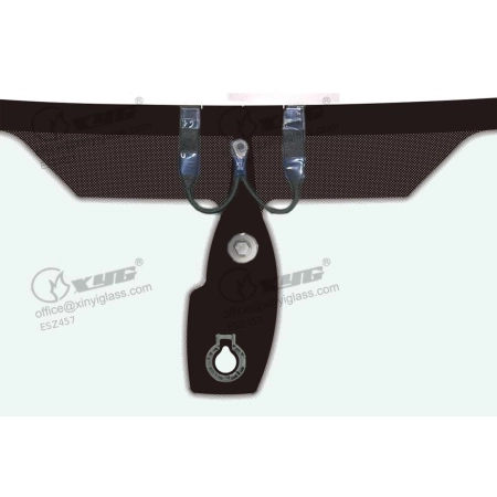 Szyba przednia Ford S-Max Mk1 2013-2014 podgrzewana z czujnikiem deszczu solaryczna - Xinyi - zdjęcie 2