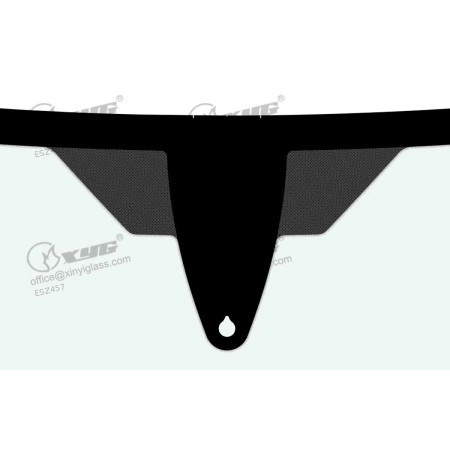 Szyba przednia Ford C-Max Mk2 2012-2013 podgrzewana z czujnikiem deszczu - Xinyi (3577AGAEHMVW6H) - zdjęcie 3