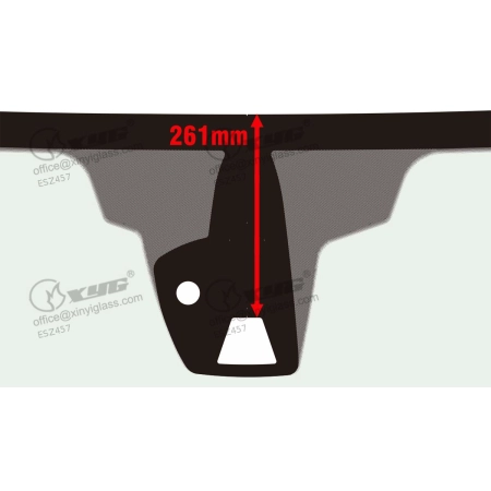 Szyba przednia Ford Mondeo Mk5 2014-2022 Hatchback/Kombi z kamerą ADAS - Xinyi (3585AGACMVZ2X) - zdjęcie 3