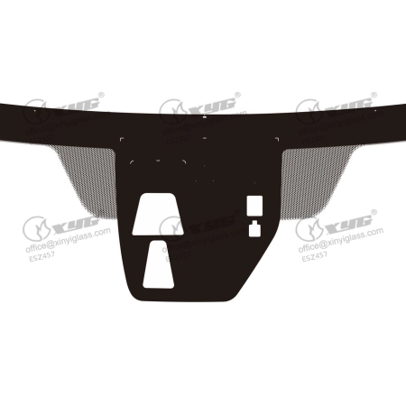 Szyba przednia Honda Civic IX 2015-2017 Hatchback/Kombi z kamerą ADAS z czujnikiem deszczu - Xinyi - zdjęcie 3