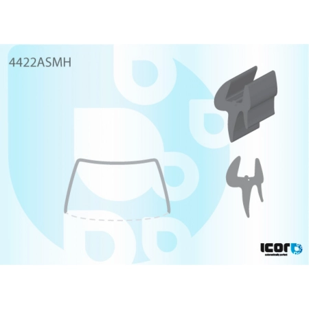 Uszczelka szyby przedniej Kia Picanto I 2003-2011 - Icor