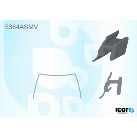 Uszczelka szyby przedniej Mercedes-Benz Citan W415 2012-2021 - Icor