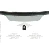 Szyba przednia Opel Zafira Tourer (MINIVAN) [2011 - 2019] 6332AGSVWZ 20910678