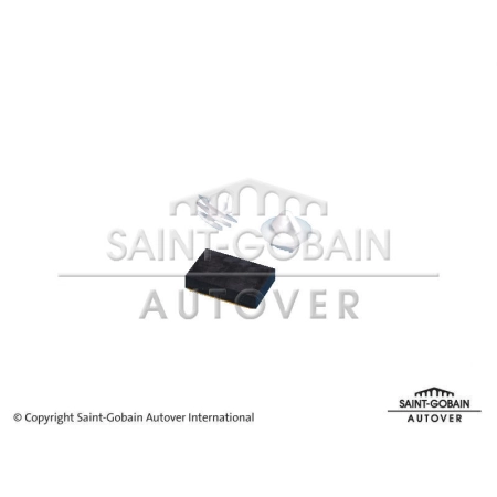 Zestaw klipsów szyby przedniej Peugeot 206 / Peugeot 206+ I 1998-2008 (6539AKCH) - Sekurit