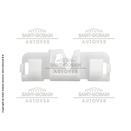 Zestaw klipsów szyby przedniej Peugeot 407 2004-2011 (6544ASCSS2B) - Sekurit