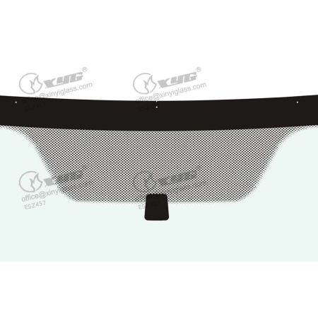 Szyba przednia Mitsubishi Colt Z30 2007-2009 pas niebieski - Xinyi - zdjęcie 3
