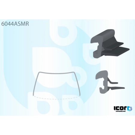 Uszczelka szyby przedniej Nissan Qashqai / Nissan Qashqai+2 J10 2006-2013 (6044ASMR) - Icor