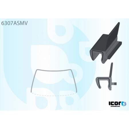 Uszczelka szyby przedniej Opel Zafira B 2005-2014 - Icor