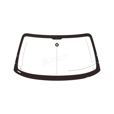 Szyba przednia Porsche 911 997 2004-2012 Coupe pas szary - Fuyao