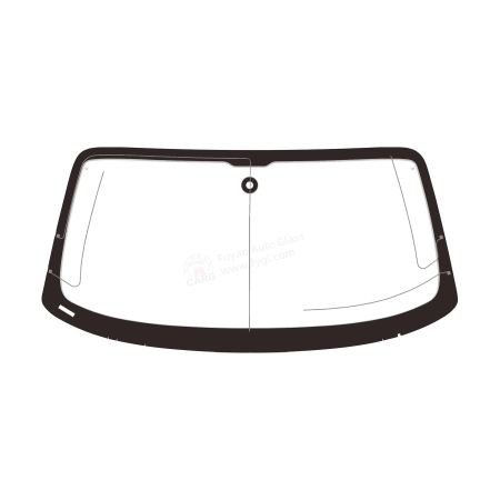 Szyba przednia Porsche Boxster 987 2005-2012 Kabriolet z czujnikiem deszczu z GPS - Fuyao