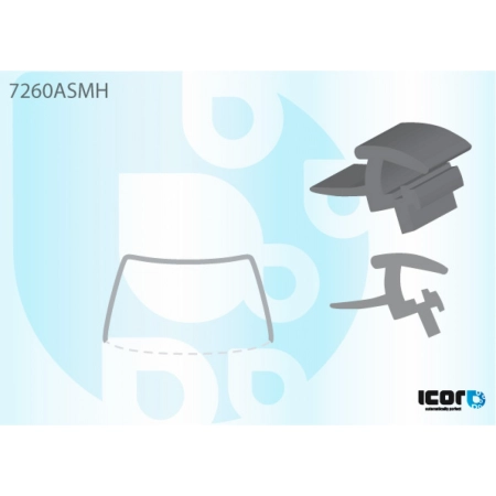 Rama szyby przedniej Renault Megane II 2002-2009 - Icor