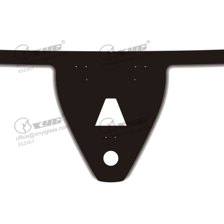 Szyba przednia Seat Alhambra 7N 2015-2020 z kamerą ADAS z czujnikiem deszczu - Xinyi - zdjęcie 3
