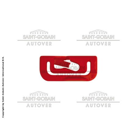 Klips do szyby przedniej Volvo S40 / Volvo V40 I 1996-2004 (8824ASCSB) - Sekurit