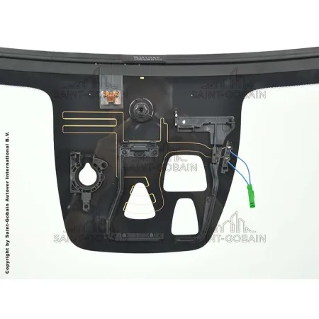 Szyba przednia Volvo XC60 (5D SUV) [2008 - 2017] 8840AGNCHMPVW1Z 31335632