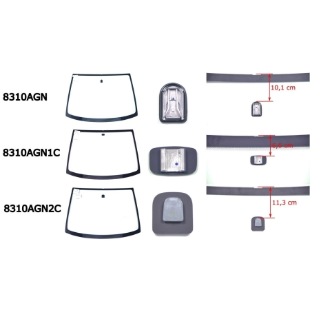 Szyba przednia Toyota Yaris I 2000-2005 - Fuyao - zdjęcie 5