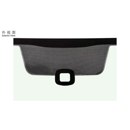 Szyba przednia Volkswagen Touran I 2011-2015 z czujnikiem deszczu pas szary - Fuyao - zdjęcie 3