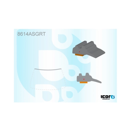 Uszczelka szyby przedniej Audi Q3 8U 2011-2018 - Icor