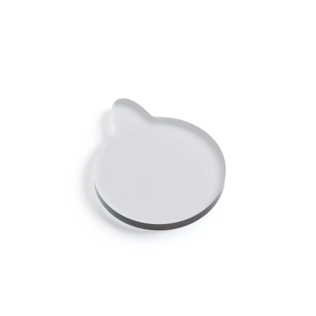 Podkładka silikonowa pod sensor deszczu/zmierzchu łezka 27x33,5 mm - widok 3D